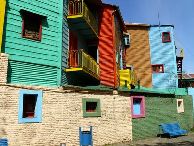 Buenos aires old houses colors