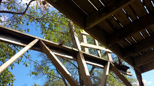 Wood deck wooden photo