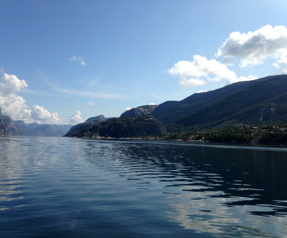 Landscape fjord norway
