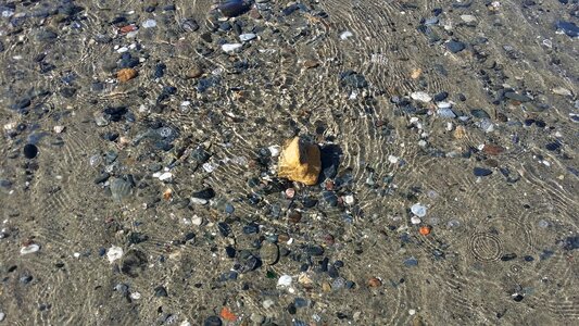 Shore rock waves