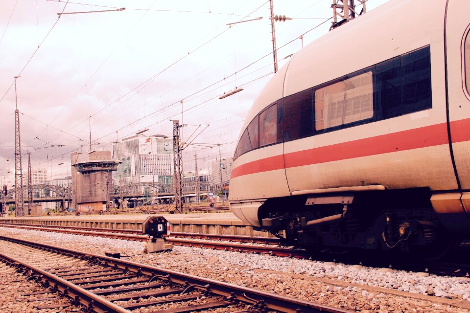 Express train rail traffic transport