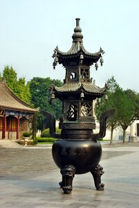 Pagoda incense burner wild goose