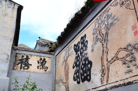 Chuandixia mural china wind