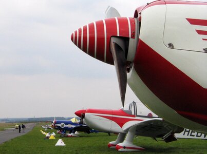 Aircraft aerodrome propeller photo