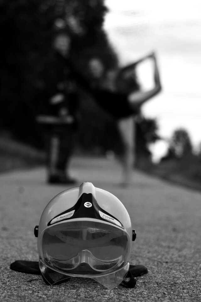 Gymnast love helmet