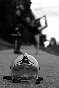 Gymnast love helmet