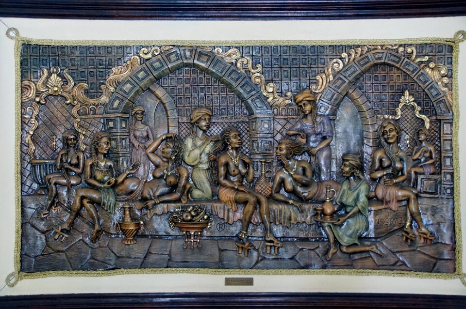 Sculpture hammam turkish bath