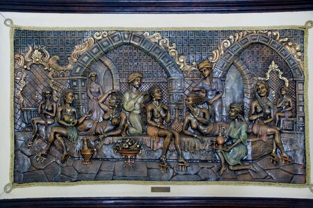 Sculpture hammam turkish bath