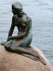 Little mermaid figure scandinavia