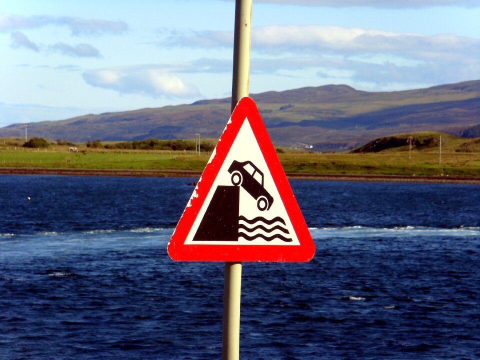 Scotland warning signs road signs