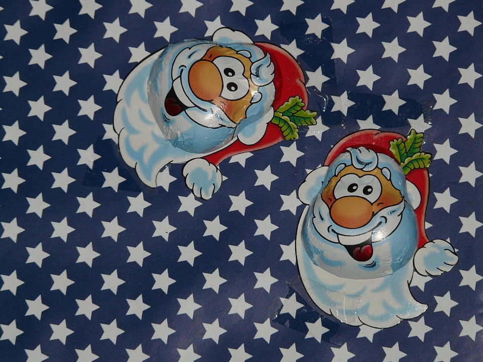 Give away gift santa claus