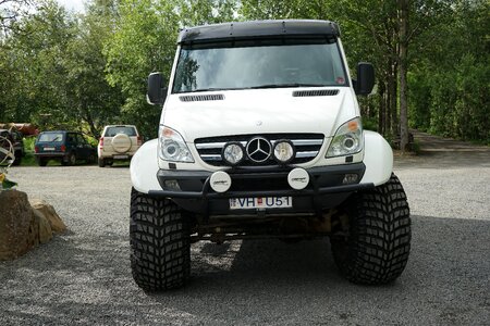 All terrain vehicle mature strong photo