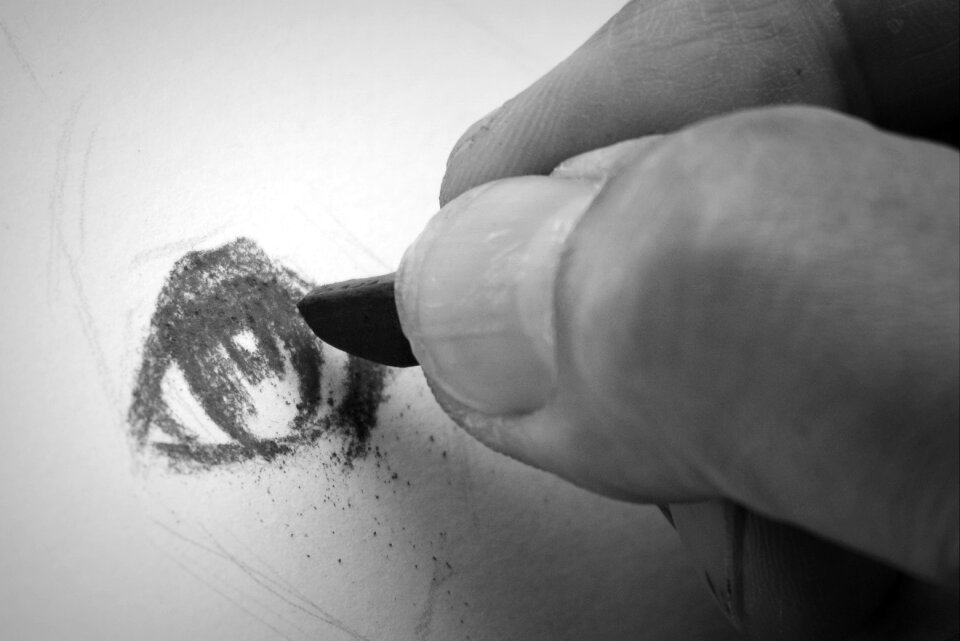 Art work of art eye