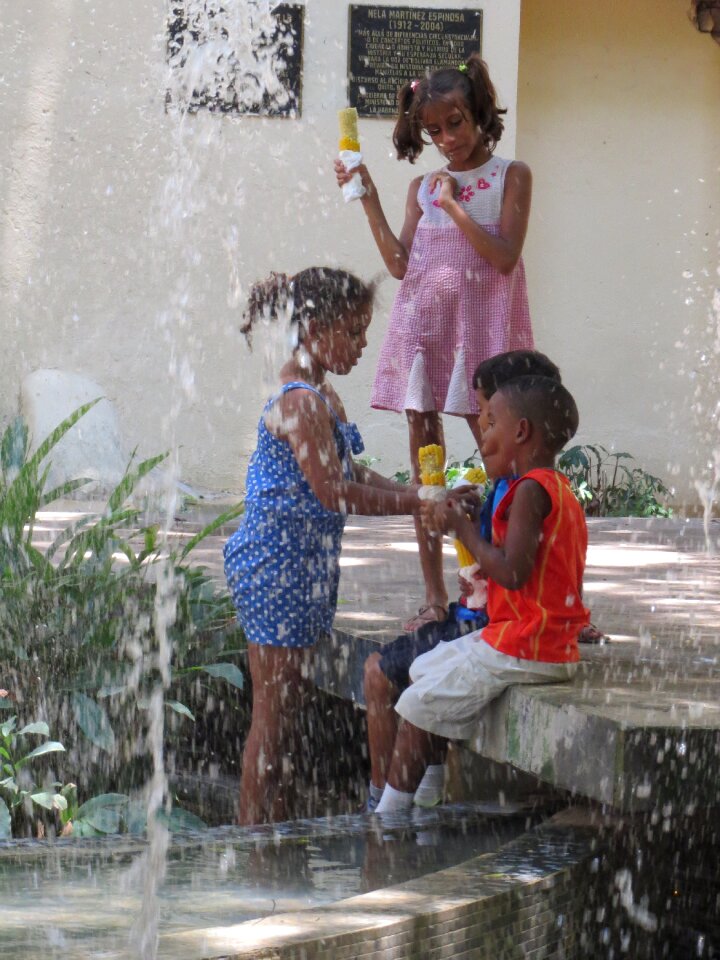 Summer playing happiness