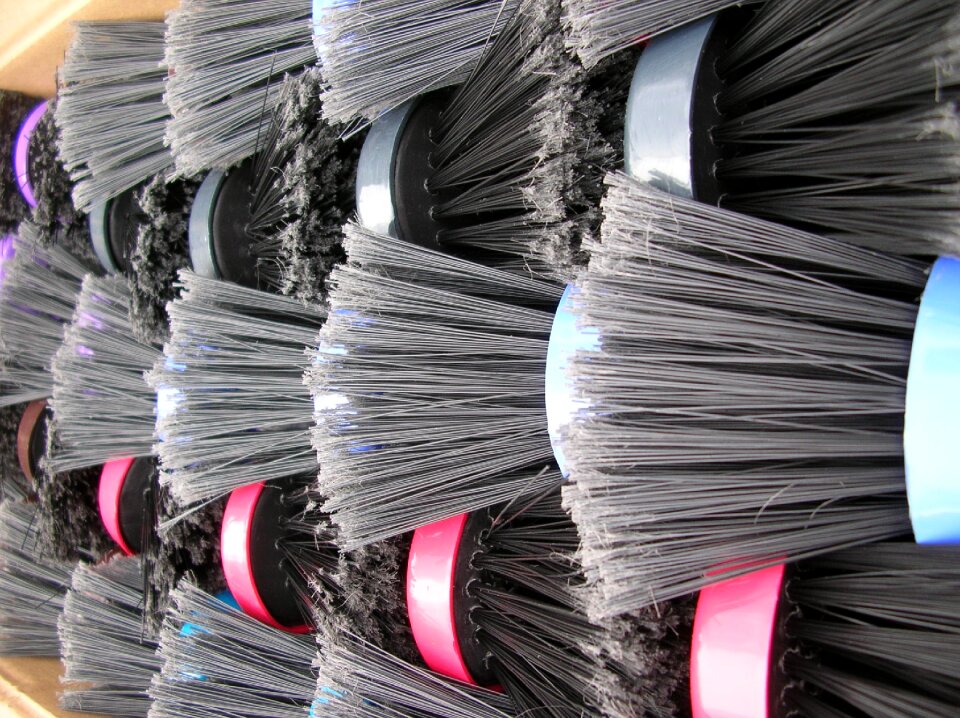 Broom cleaning sweeping