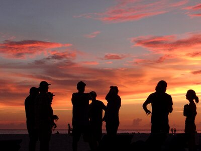 Florida human silhouette photo