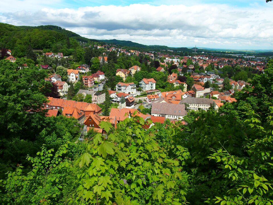Village town view