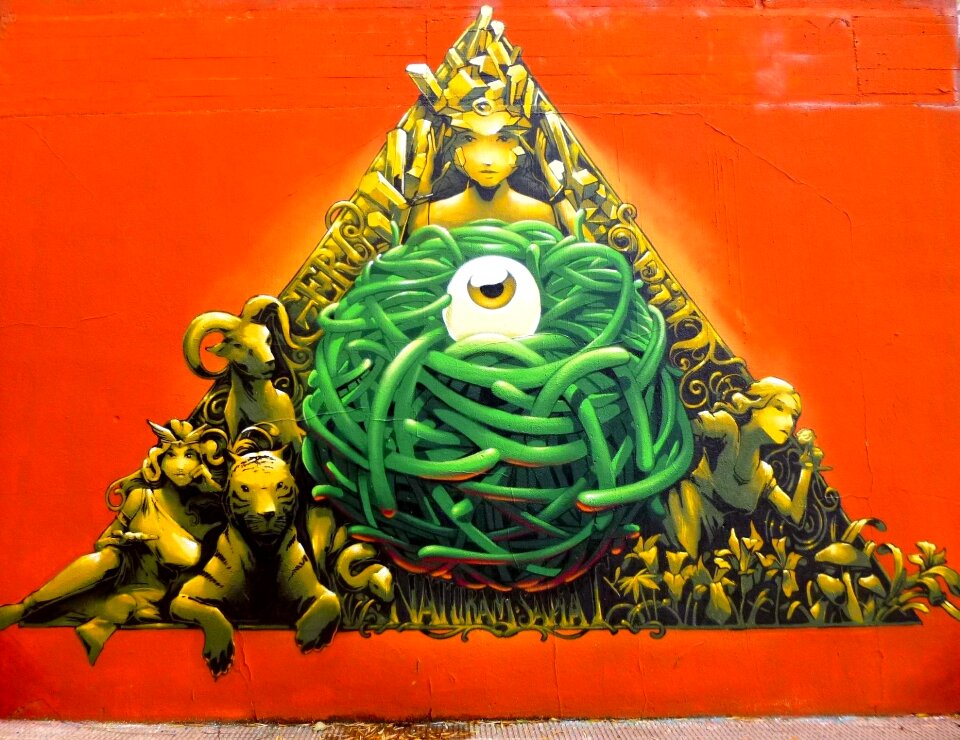 Art street art mural