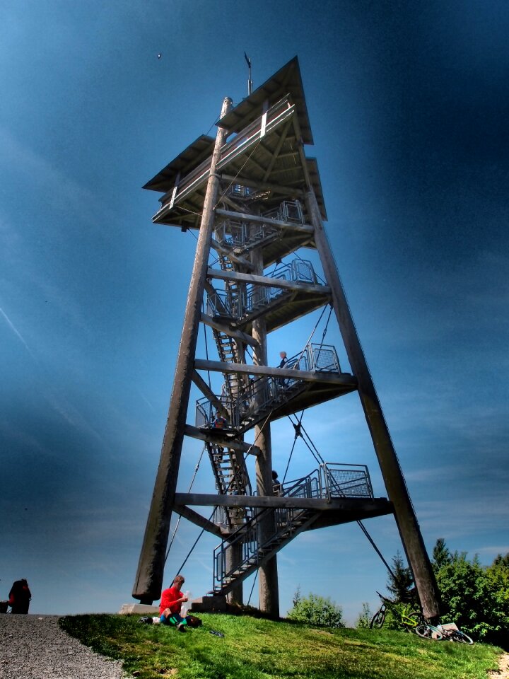 Observation tower high construction