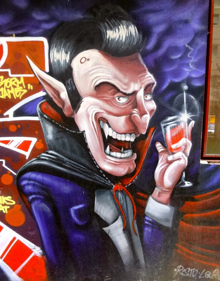 Dracula vampire art