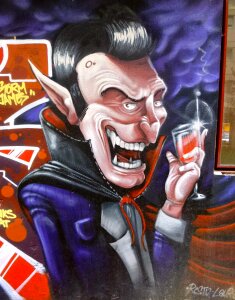 Dracula vampire art photo