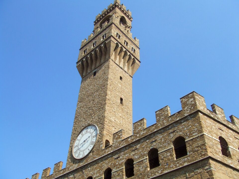 Clock blue clock