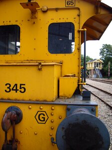 Locomotive train yellow