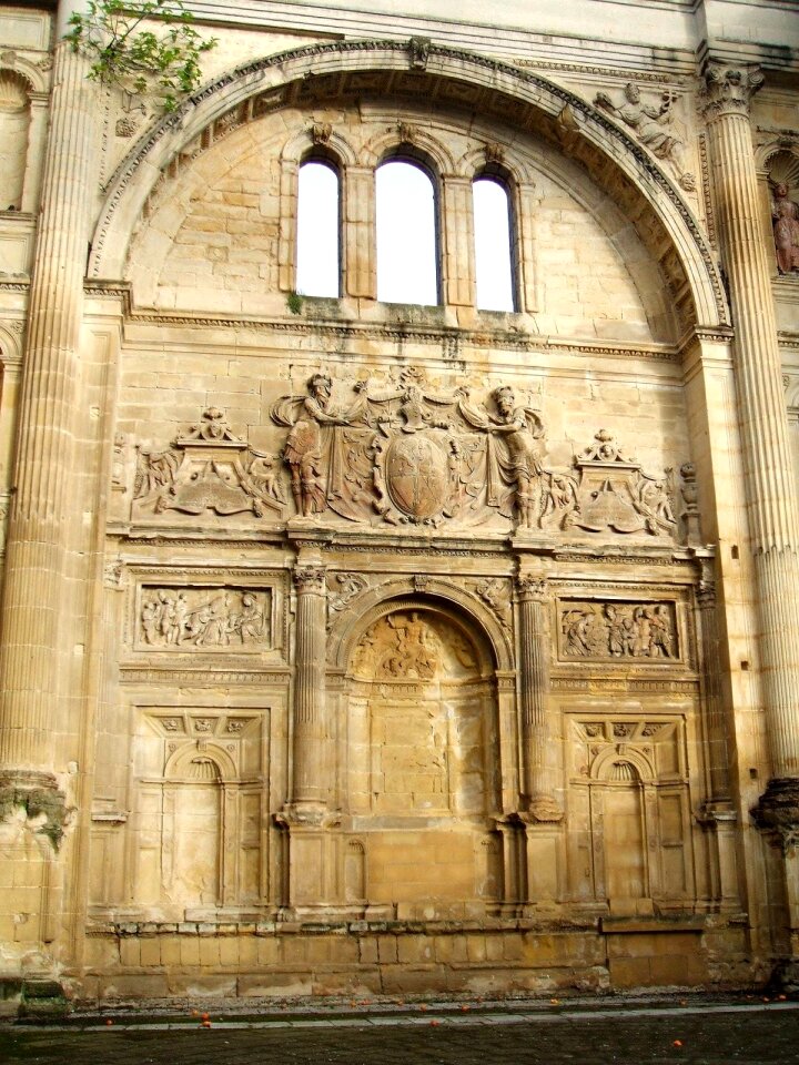 Wall stucco relief