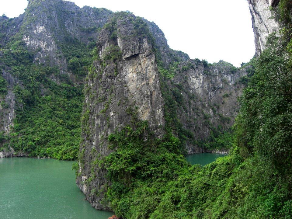 Rocks cliffs steep