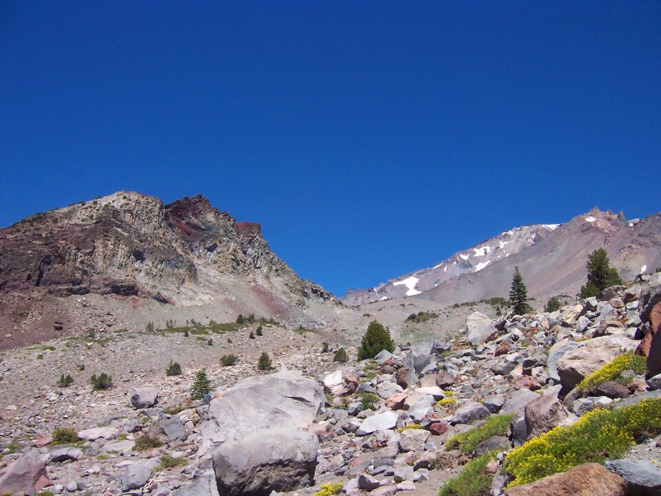 California volcano landscape