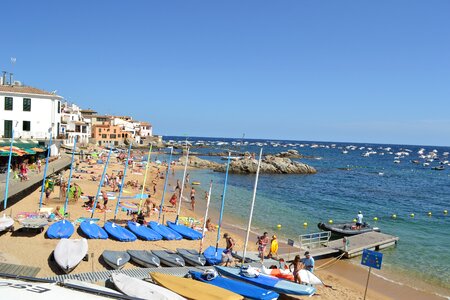 Beach side mediterranean photo