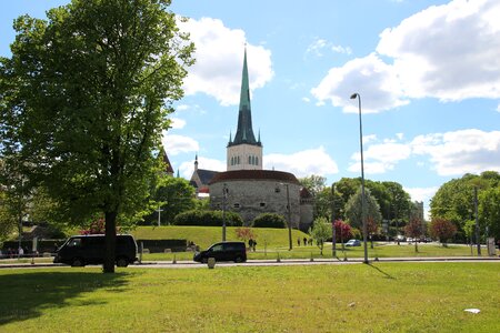 Historically reval city wall