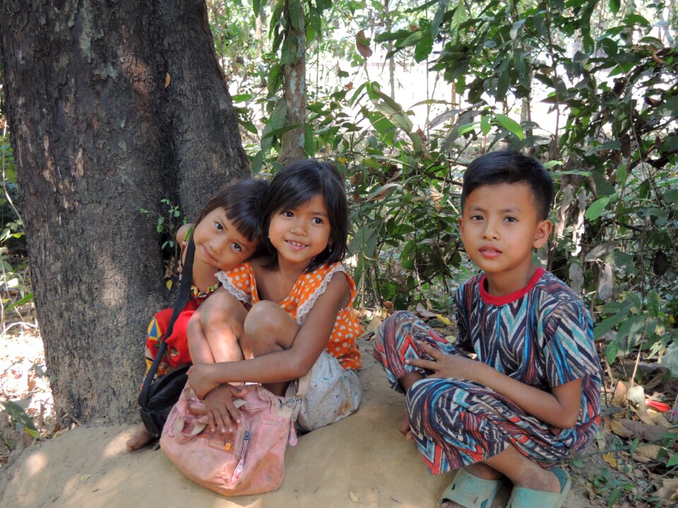 Cambodia kids brothers