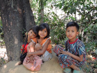 Cambodia kids brothers