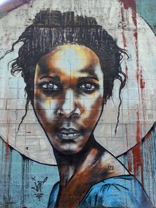 Drawing black mural