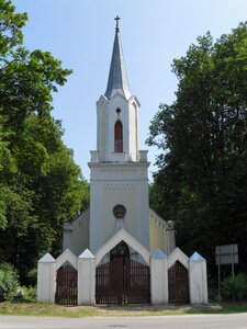 Religious tower steeple photo