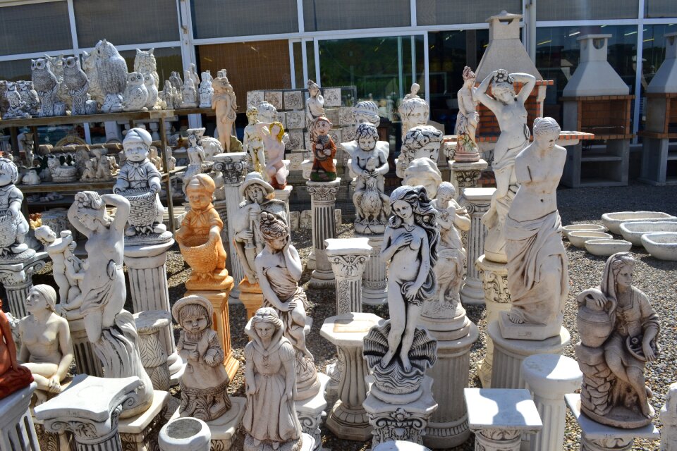 Stone statues stone statue from