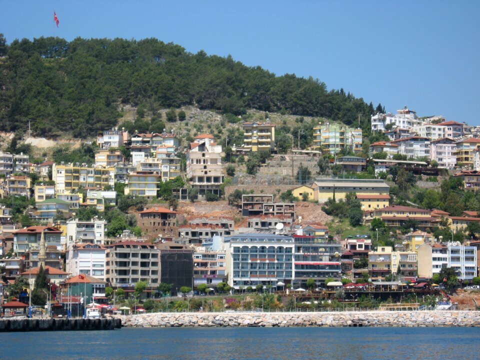 Sea view landscape mountain