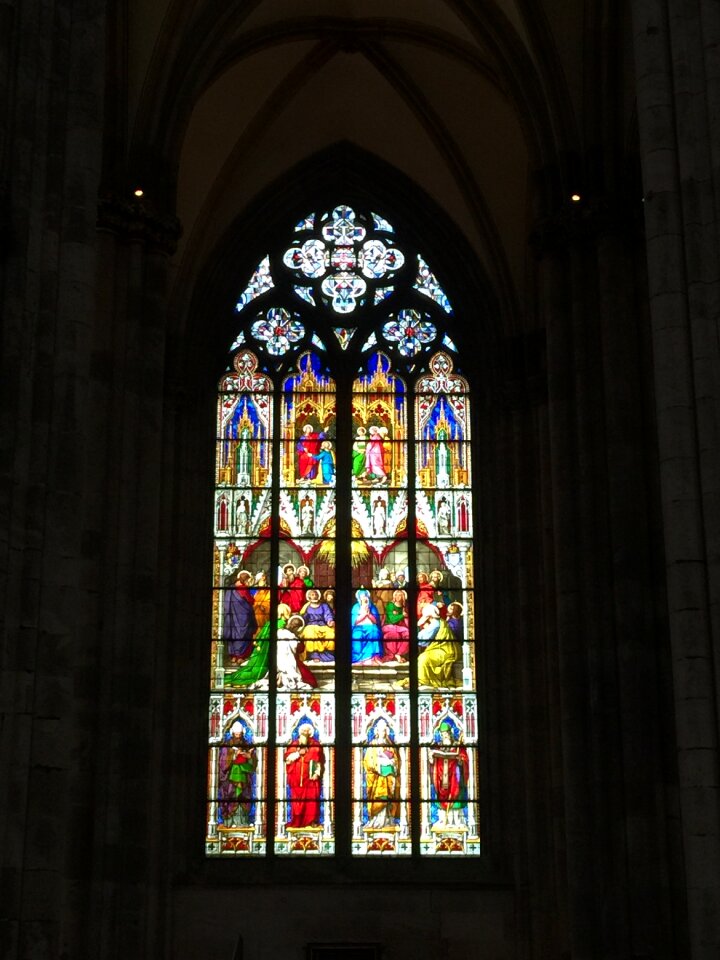 Black church black window