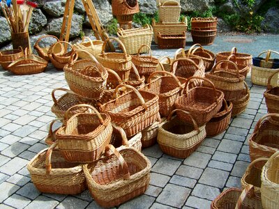 Baskets braided handmade product