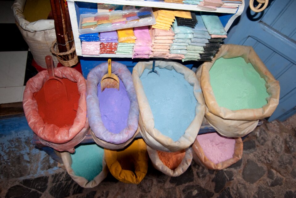 Spices colors morocco