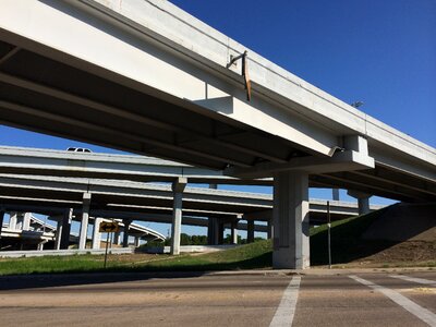 Transportation overpass concrete photo