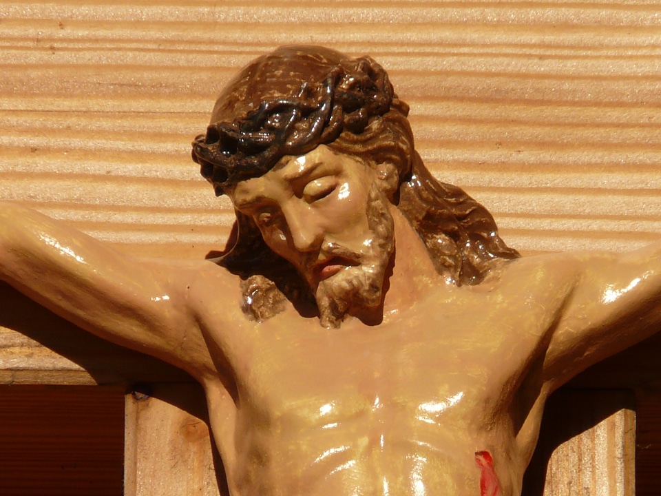 Wooden cross faith god