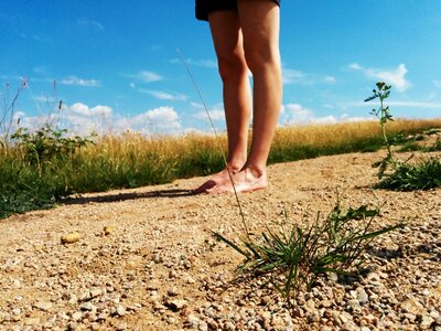 Path grass himmel