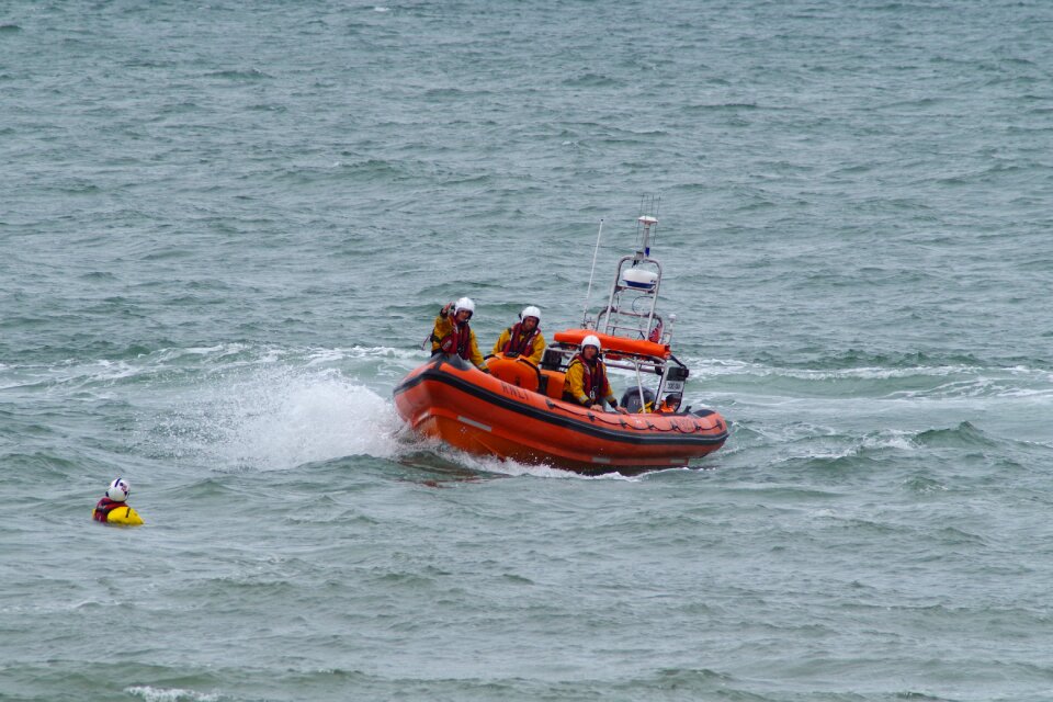 Boat exercise coastline