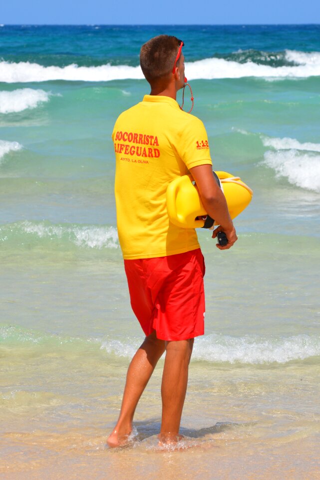 Job uniform beach