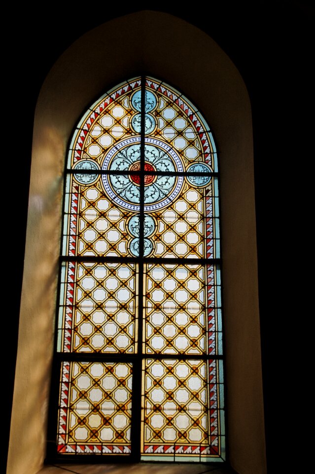 Colorful glass glass religion