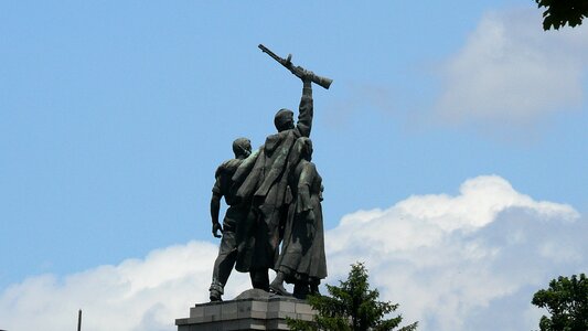 Monument of the soviet army sofia bulgaria