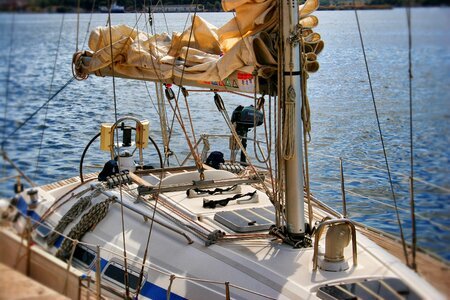 Water summer sailing vessel photo