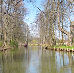 Spreewald waterway landscape photo